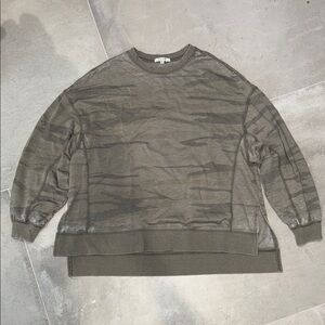 Z Supply Camouflage Crewneck Sweater